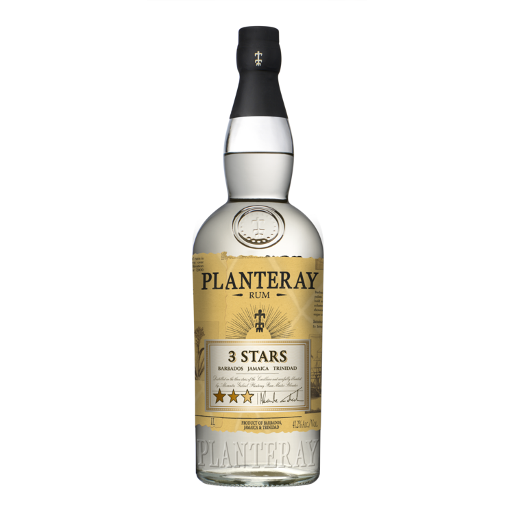 Planteray Light Rum 3 Stars 82.4 - 1.0L - Front
