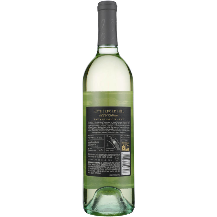 Rutherford Hill Sauvignon Blanc Ajt Collection Rutherford 2023 - 750ML - Back
