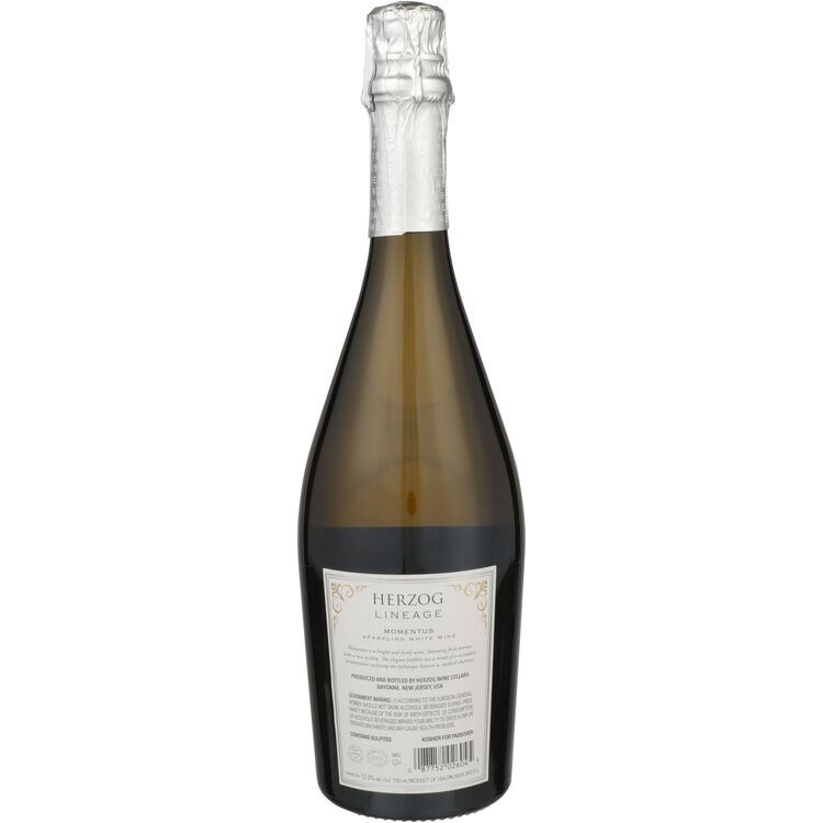 Herzog Sparkling Wine Lineage Momentus American - 750ML - Back
