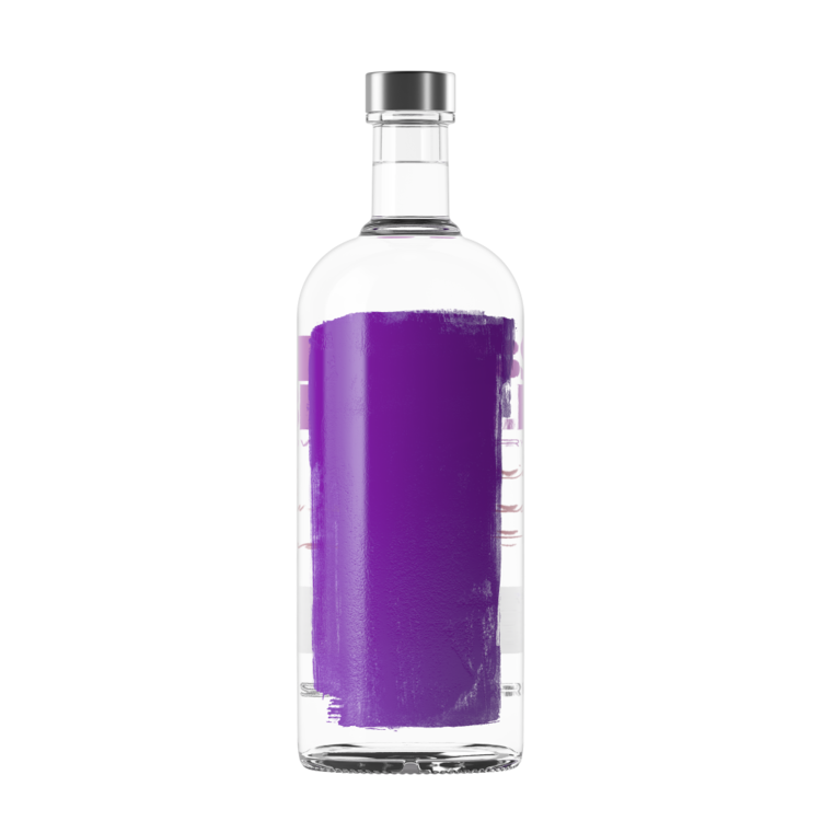 Absolut Berry Flavored Vodka Wild Berri 76 - 1.0L - Back