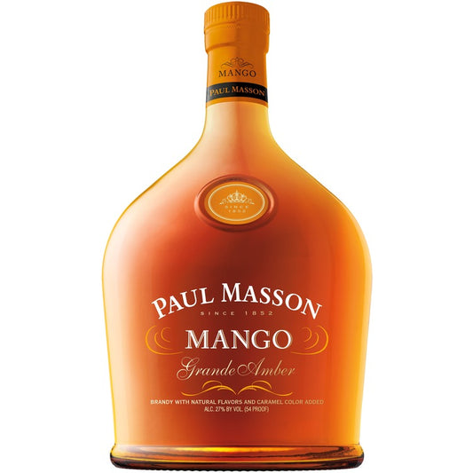 Paul Masson Mango Flavored Brandy Grande Amber 54 - 750ML - Front