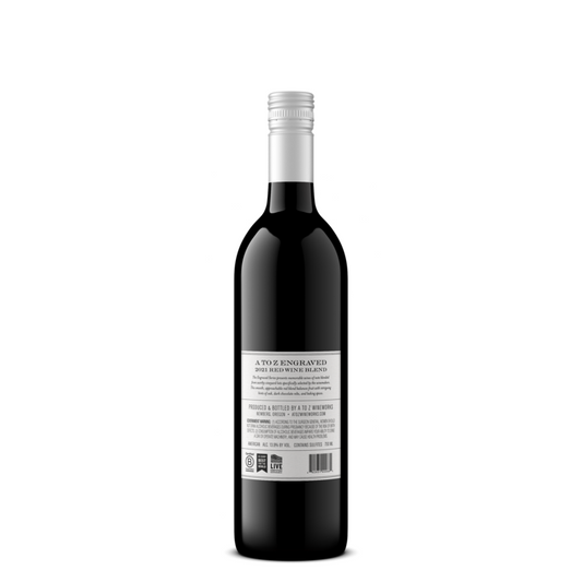 A To Z Wineworks Red Wine Blend Oregon 2021 - 750ML - Back