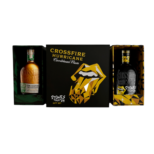 Crossfire Hurricane Rum Gift Set 80 1ea Flag Ship Rum 80 & Hackney Dia - 700ML
