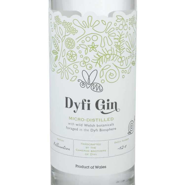 Dyfi Gin Pollination 90 - 750ML - Front Label