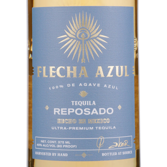 Flecha Azul Tequila Reposado 80 - 375ML - Front Label