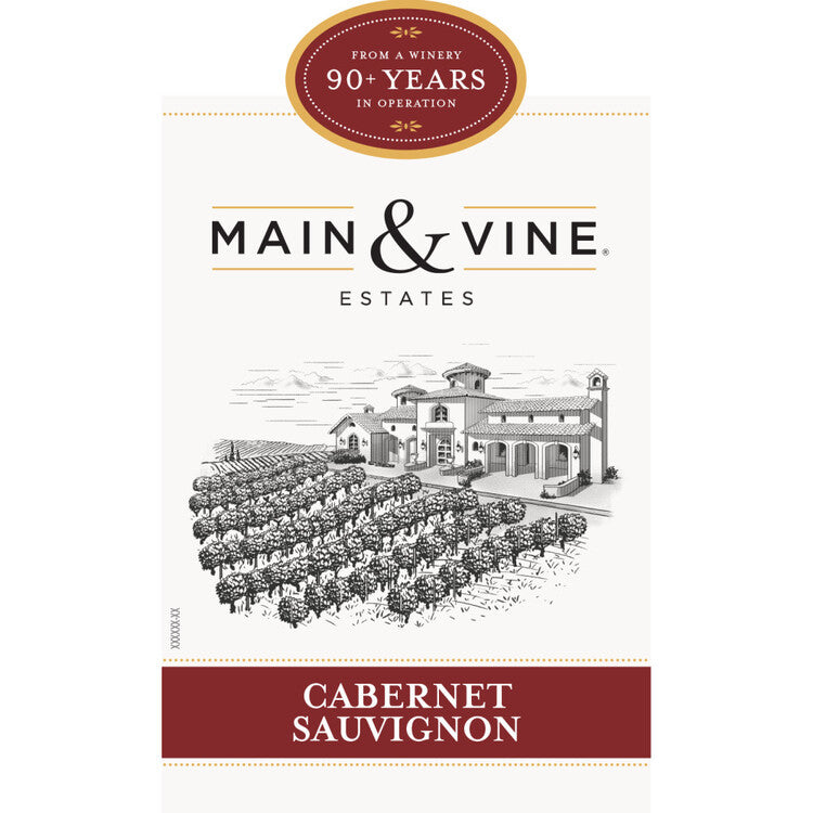 Beringer Main & Vine Cabernet Sauvignon California - 750ML - Front Label