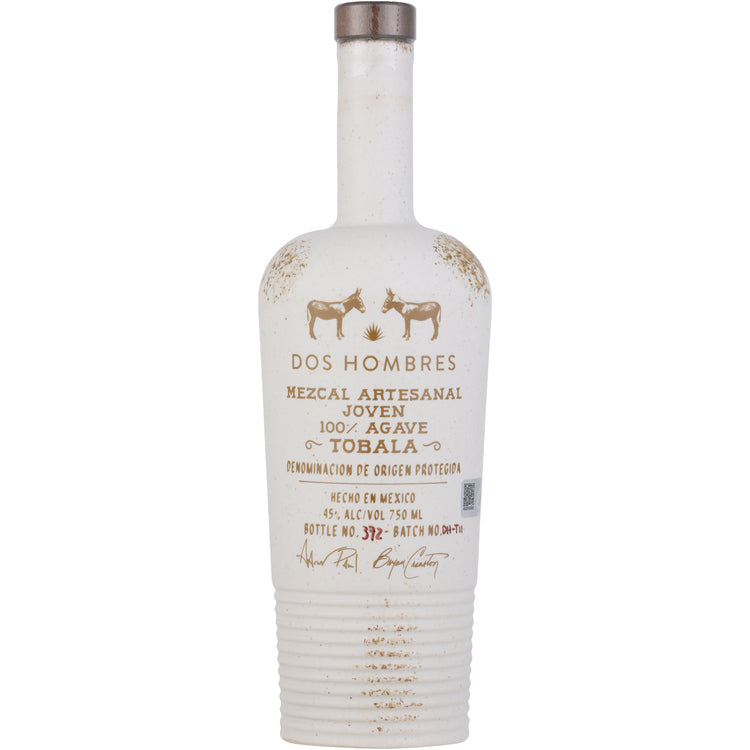 Dos Hombres Mezcal Artesanal Joven Tobala 90 - 750ML - Front