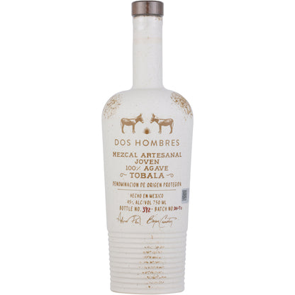 Dos Hombres Mezcal Artesanal Joven Tobala 90 - 750ML - Front