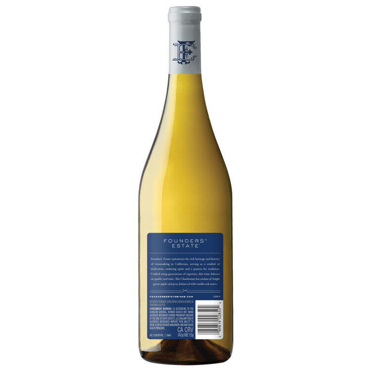 Beringer Founders' Estate Chardonnay California - 750ML - Back
