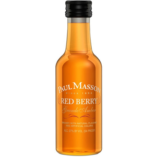 Paul Masson Red Berry Flavored Brandy Grande Amber 54 - 50ML