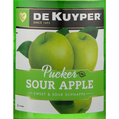 Dekuyper Sour Apple Schnapps Pucker 30 - 1.75L