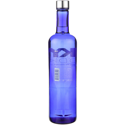 Skyy Vodka 80 - 750ML - Back