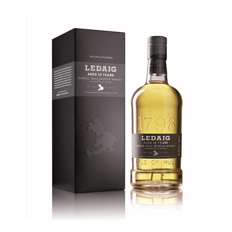 Ledaig Single Malt Scotch 10 Yr 92.6 - 750ML - Front