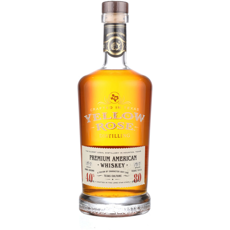 Yellow Rose Distilling Premium American Whiskey 80 - 750ML - Front
