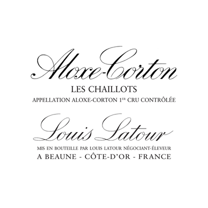 Louis Latour Aloxe Corton Les Chaillots Premier Cru 2019 - 750ML