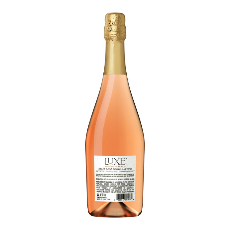 Chateau Ste. Michelle Brut Rose Luxe Columbia Valley - 750ML - Back