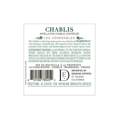La Chablisienne Chablis Les Venerables 2020 - 750ML
