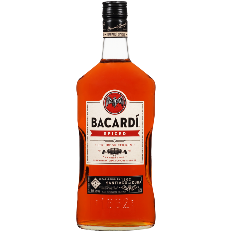 Bacardi Spiced Rum 70 - 1.75L - Front