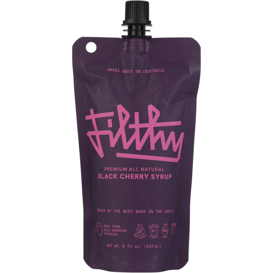 Filthy Black Cherry Syrup - 8 Z - Front