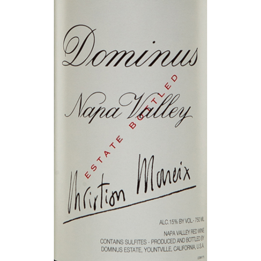 Dominus Red Wine Napa Valley 2020 Wood Box - 750ML - Front Label