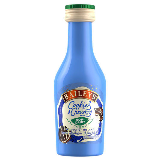 Baileys Cream Liqueur Cookie & Cream Non-Dairy Made With Oat Milk 34 - 50ML - Front