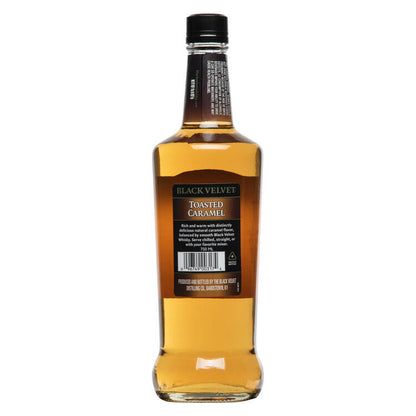 Black Velvet Toasted Caramel Flavored Whisky 70 - 750ML - Back