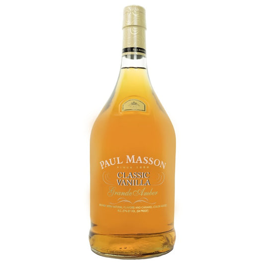 Paul Masson Vanilla Flavored Brandy Grande Amber Classic 54 - 1.75L - Front