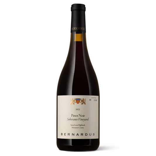 Bernardus Pinot Noir Soberanes Vineyard Santa Lucia Highlands 2021 - 750ML
