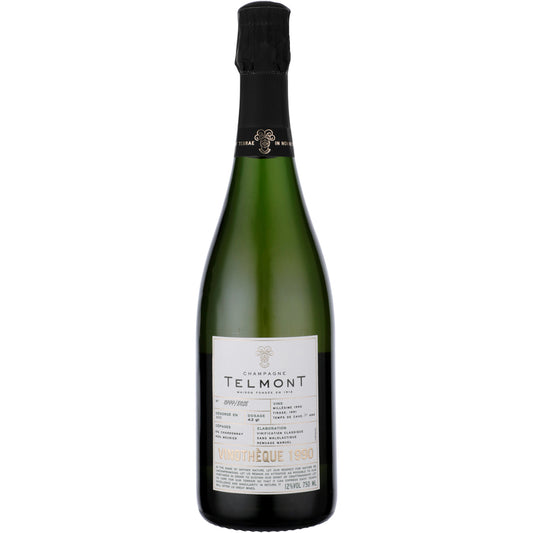 Telmont Champagne Extra Brut Vinotheque 1990 - 750ML - Front