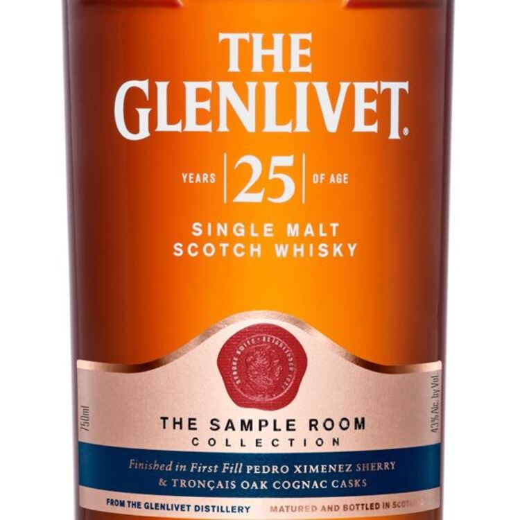 The Glenlivet Single Malt Scotch Xxv 25 Yr 86 With Carton - 750ML - Front Label