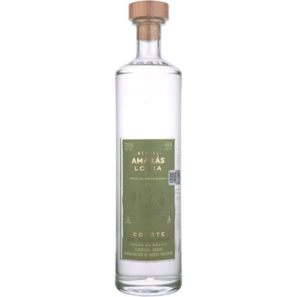 Amaras Mezcal Joven Logia Ma Mezcal Artesanal A2 Coyote 92 - 700ML