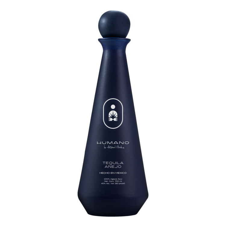 Humano Tequila Anejo 80 - 750ML - Front