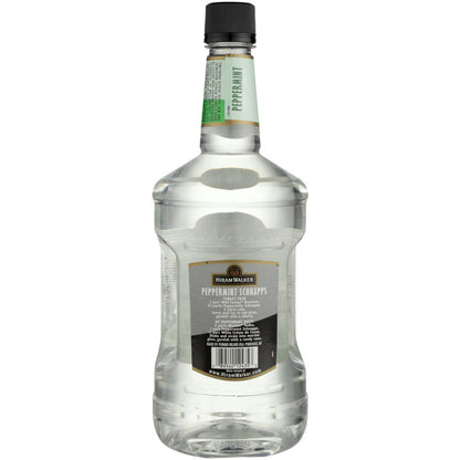 Hiram Walker Peppermint Schnapps 60 - 1.75L - Back