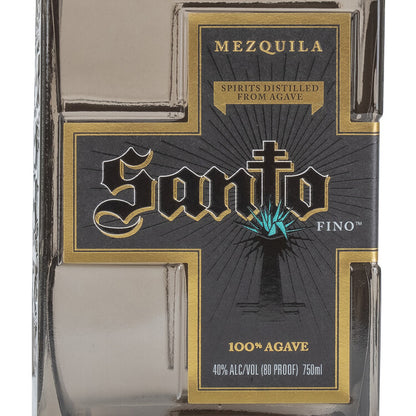 Santo Mezcal Mezquila Fino 80 - 750ML - Front Label