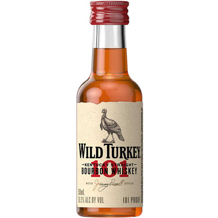 Wild Turkey Straight Bourbon 101 - 50ML - Front