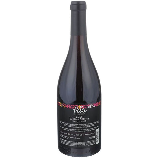 Iris Pinot Noir Sonoma Coast 2018 - 750ML - Back
