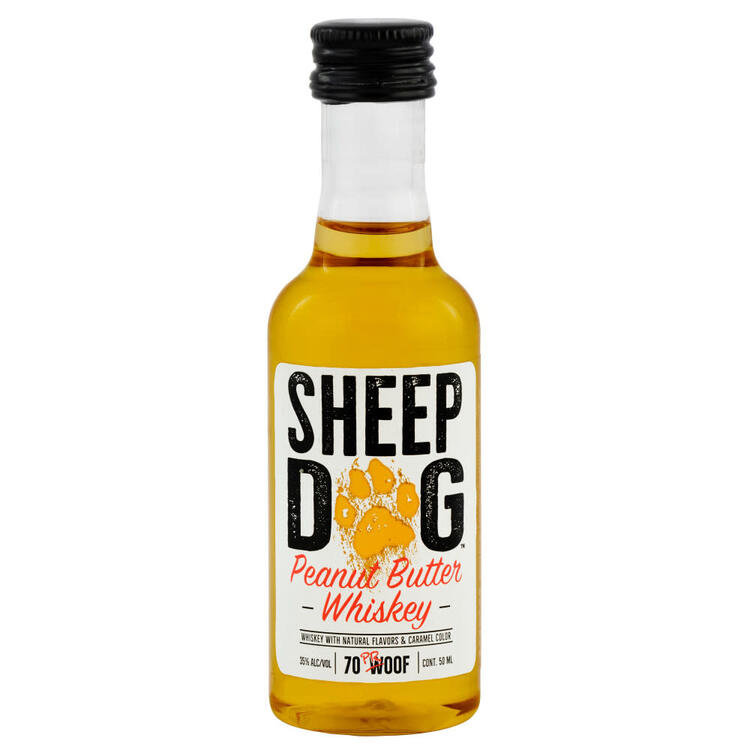 Sheep Dog Peanut Butter Flavored Whiskey 70 - 50ML - Front