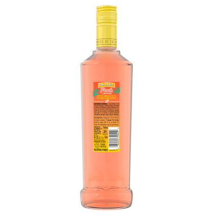 Smirnoff Peach Lemonade Flavored Vodka 60 - 750ML - Back