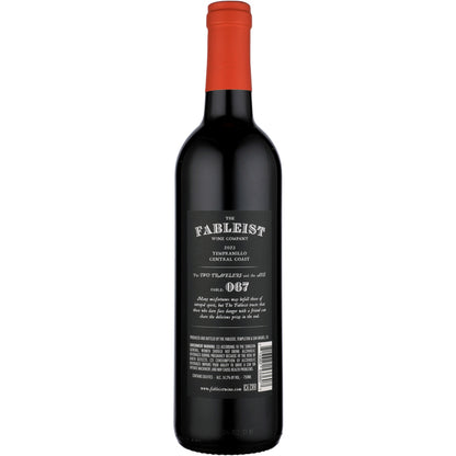 The Fableist Tempranillo 067 The Two Travelers And The Axe Central Coa - 750ML - Back