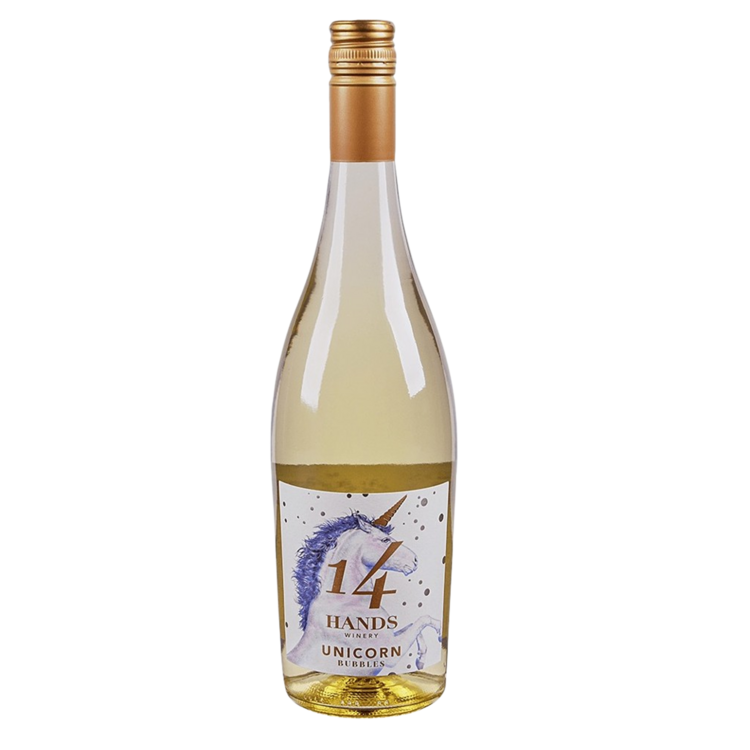 14 Hands White Wine Unicorn Bubbles Columbia Valley - 750ML - Front