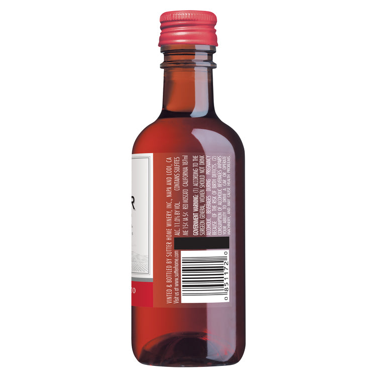 Sutter Home Moscato Red Moscato United States - 187ML - Back