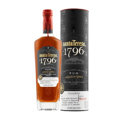 Santa Teresa Dark Rum 1796 Triple Aged Solera Limited Edition 92 - 750ML
