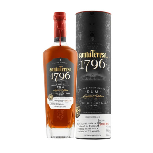 Santa Teresa Dark Rum 1796 Triple Aged Solera Limited Edition 92 - 750ML