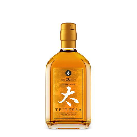 Teitessa Single Grain Japanese Whisky Yellow Edition 20 Yr 80 - 750ML - Front