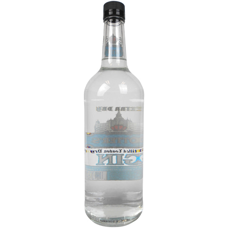 Potter's London Dry Gin 80 - 1.0L - Back