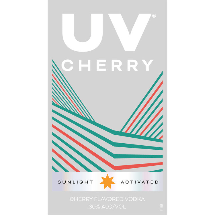 Uv Cherry Flavored Vodka 60 - 750ML - Front Label