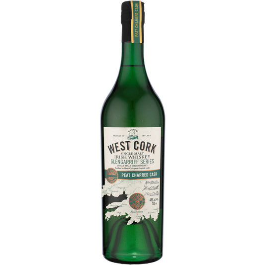 West Cork Single Malt Irish Whiskey Glengarriff Series Peat Charred Ca - 750ML - Front