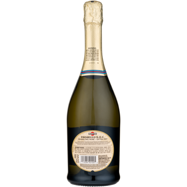 Martini Prosecco Extra Dry - 750ML - Back