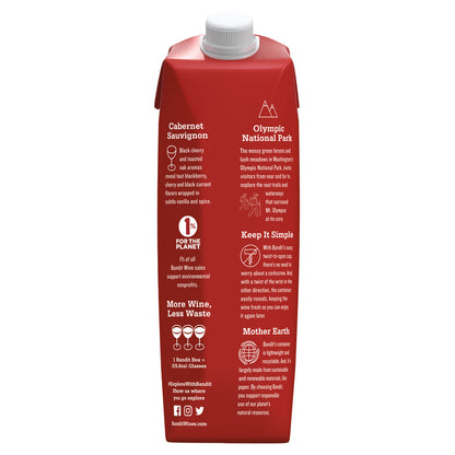 Bandit Cabernet Sauvignon American - 1.0L - Back