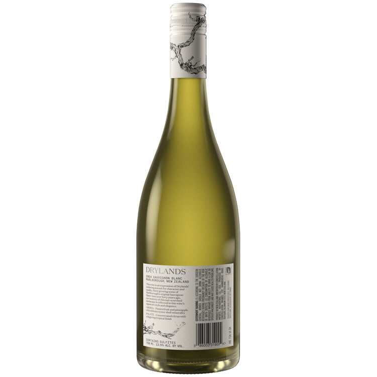 Drylands Sauvignon Blanc Marlborough - 750ML - Back